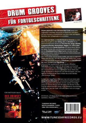 Produktbild: Drum-Grooves f&uuml;r Fortgeschrittene, m. 2 Audio-CDs