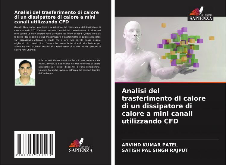 Produktbild: Analisi del trasferimento di calore di un dissipatore di calore a mini canali utilizzando CFD