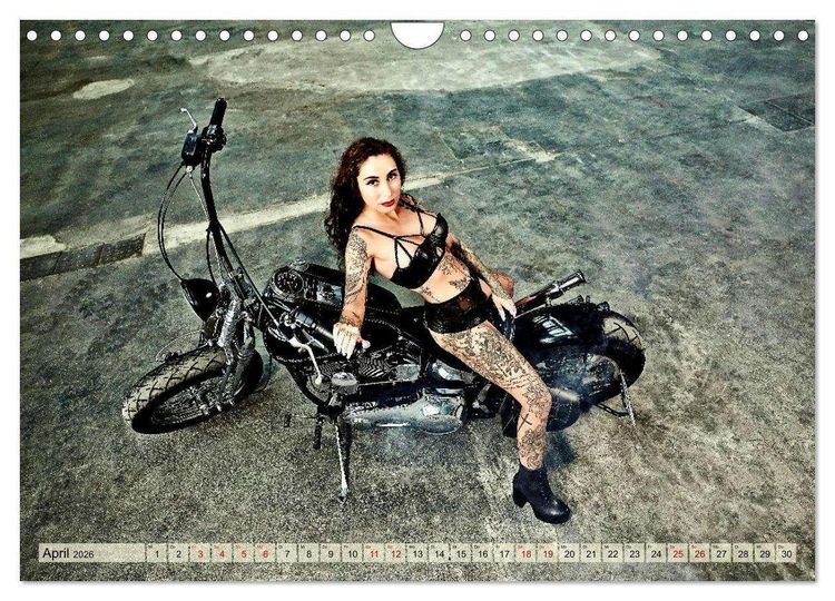 Produktbild: Motorr&auml;der und Sexy Girls (Wandkalender 2026 DIN A4 quer), CALVENDO Monatskalender