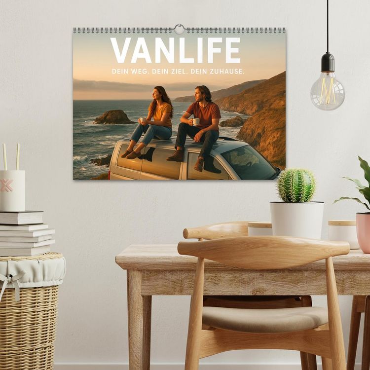 Produktbild: VANLIFE - Dein Weg. Dein Ziel. Dein Zuhause. (Wandkalender 2026 DIN A3 quer), CALVENDO Monatskalender