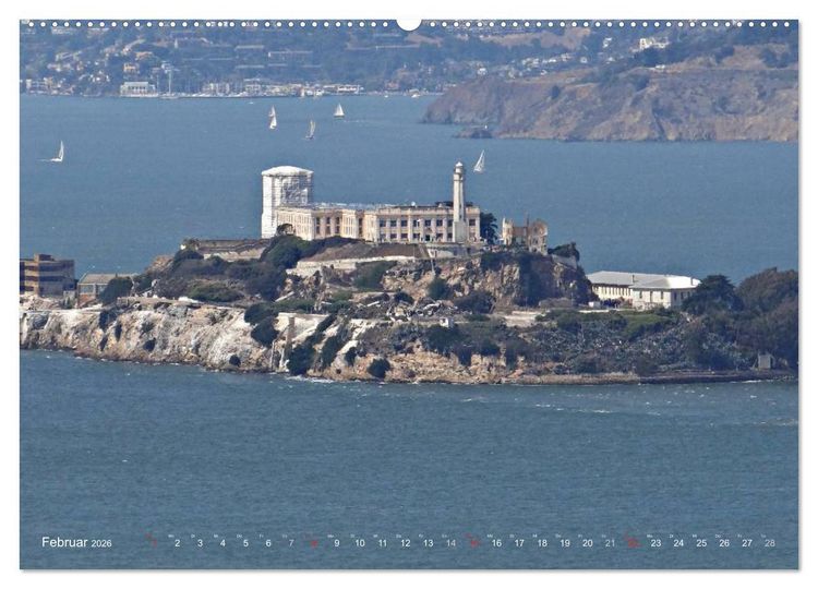 Produktbild: San Francisco Westk&uuml;ste USA (Wandkalender 2026 DIN A2 quer), CALVENDO Monatskalender