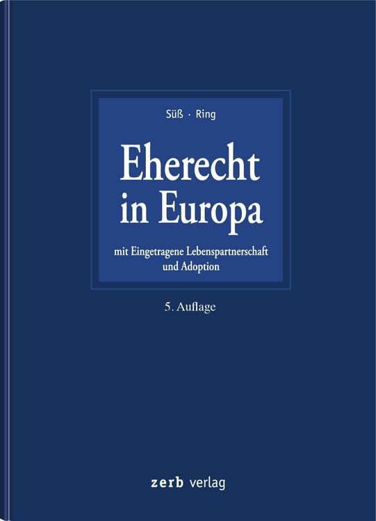 Produktbild: Eherecht in Europa