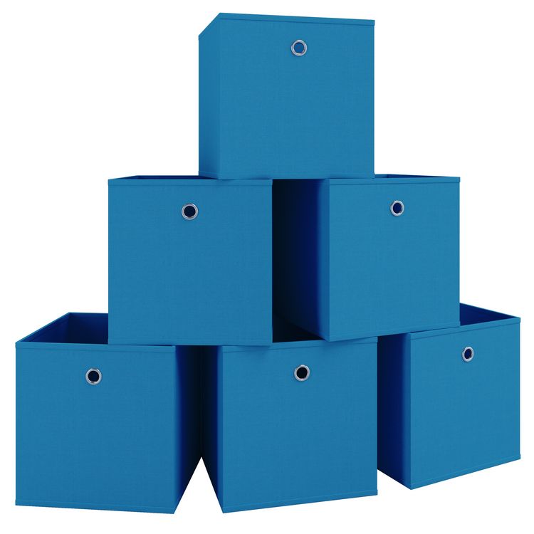 Produktbild: 6er Set Faltbox Klappbox Aufbewahrungsbox Boxas