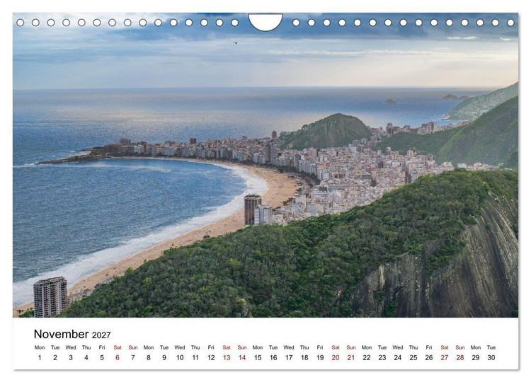 Produktbild: RIO DE JANEIRO Contrasts. Colors. Light. (Wall Calendar 2027 DIN A4 landscape), CALVENDO 12 Month Wall Calendar