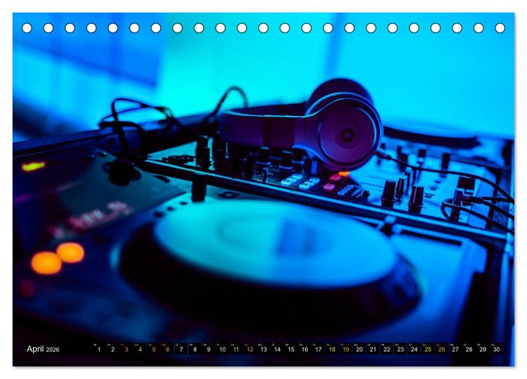 Produktbild: DJ Liveact (Tischkalender 2026 DIN A5 quer), CALVENDO Monatskalender