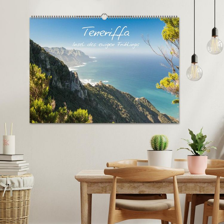 Produktbild: Teneriffa - Insel des ewigen Fr&uuml;hlings (Wandkalender 2026 DIN A2 quer), CALVENDO Monatskalender