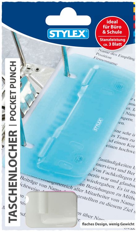 Produktbild: Taschenlocher, Kunststoff