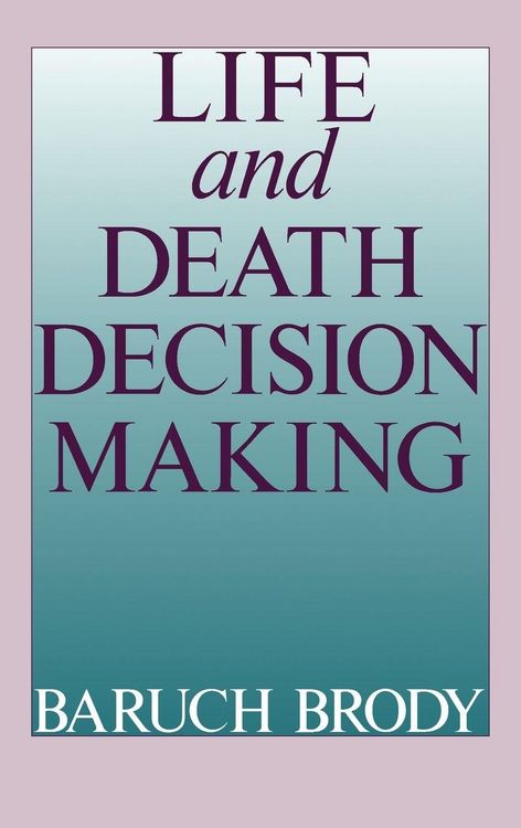 Produktbild: Life and Death Decision Making