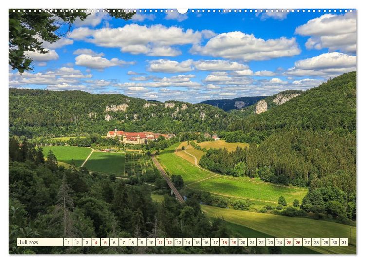 Produktbild: Impressionen aus dem Oberen Donautal (hochwertiger Premium Wandkalender 2026 DIN A2 quer), Kunstdruck in Hochglanz