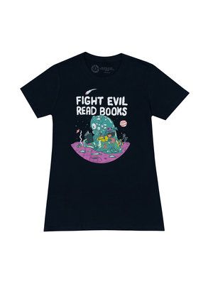 Produktbild: Fight Evil, Read Books: 2023 Design Women's Crew T-Shirt Large