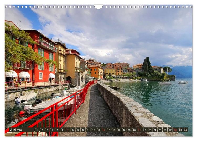 Produktbild: Lago di Como - Italienisches Flair in den Alpen (Wandkalender 2026 DIN A3 quer), CALVENDO Monatskalender
