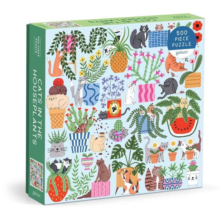 Produktbild: Cats in the Houseplants 500 Piece Puzzle