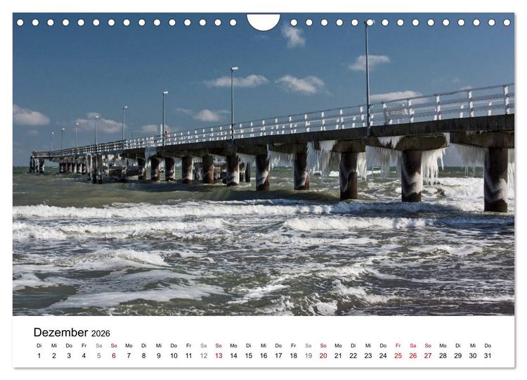 Produktbild: Ostseeheilbad Travem&uuml;nde - L&uuml;becks sch&ouml;nste Tochter (Wandkalender 2026 DIN A4 quer), CALVENDO Monatskalender