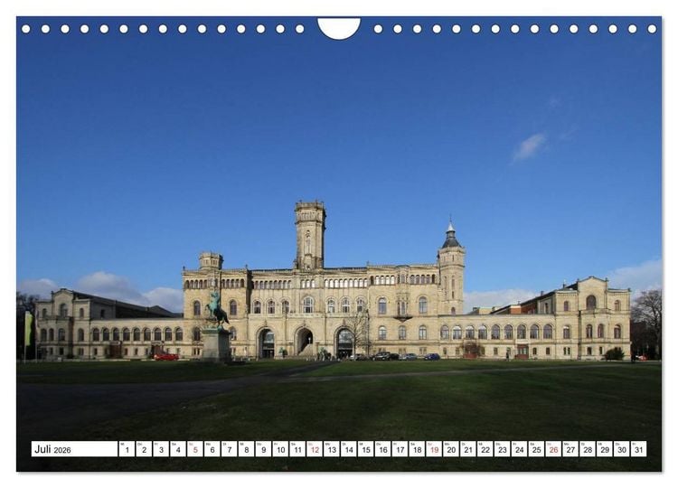 Produktbild: Hannover - besondere Ansichten einer Stadt (Wandkalender 2026 DIN A4 quer), CALVENDO Monatskalender