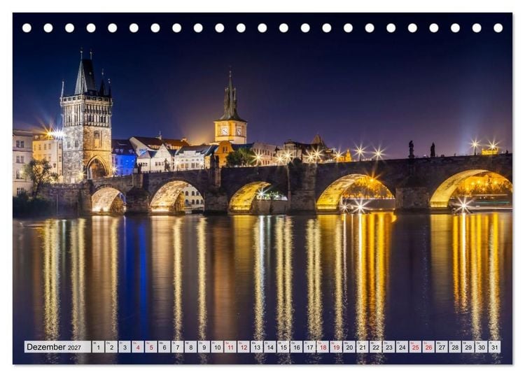 Produktbild: Historischer Charme Europas (Tischkalender 2027 DIN A5 quer), CALVENDO Monatskalender