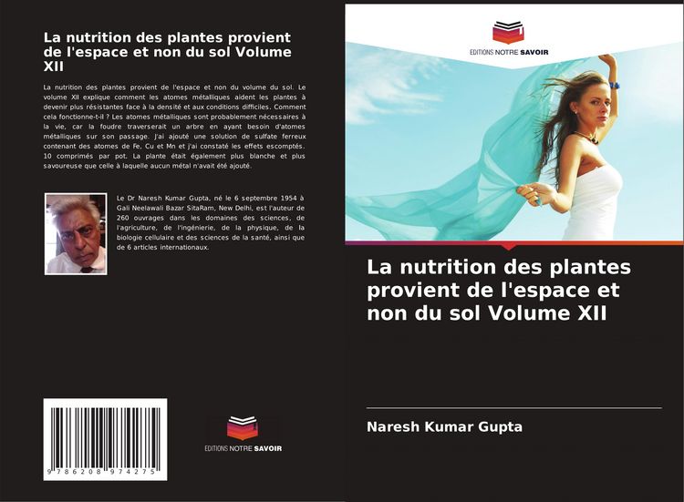 Produktbild: La nutrition des plantes provient de l'espace et non du sol Volume XII