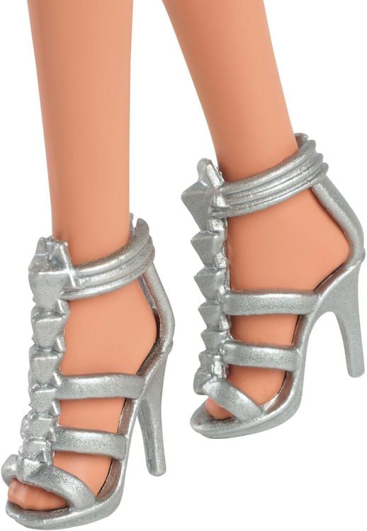 Produktbild: Barbie Fashionista Puppe im Paillettenkleid mit Satinrock