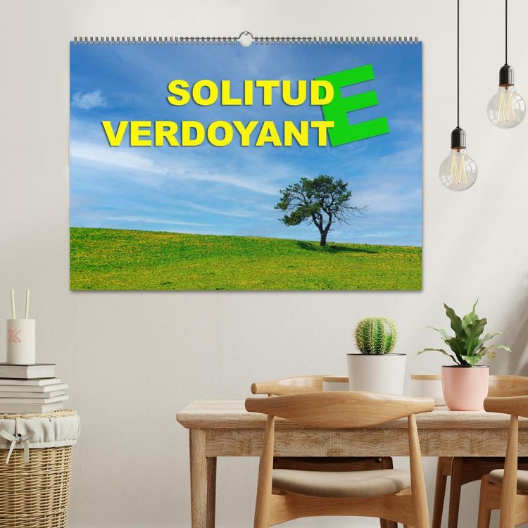 Produktbild: Solitude verdoyante (Calendrier mural 2026 DIN A2 vertical), CALVENDO calendrier mensuel