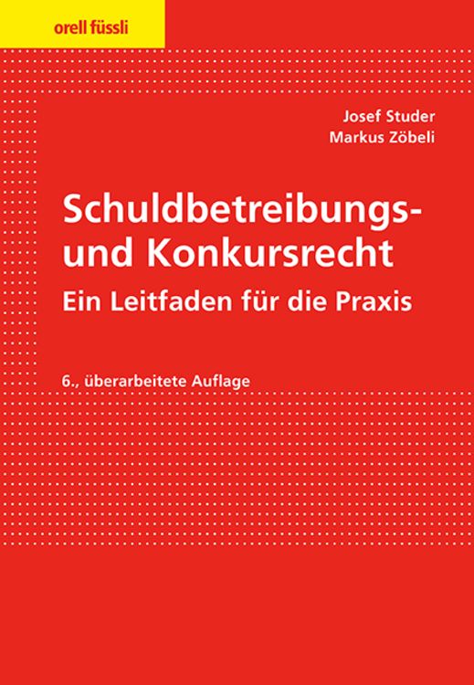 Produktbild: Schuldbetreibungs- und Konkursrecht