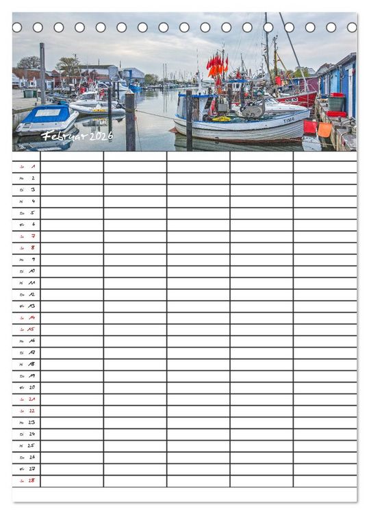 Produktbild: Timmendorfer Strand - Ostsee Urlaubsparadies (Tischkalender 2026 DIN A5 hoch), CALVENDO Monatskalender