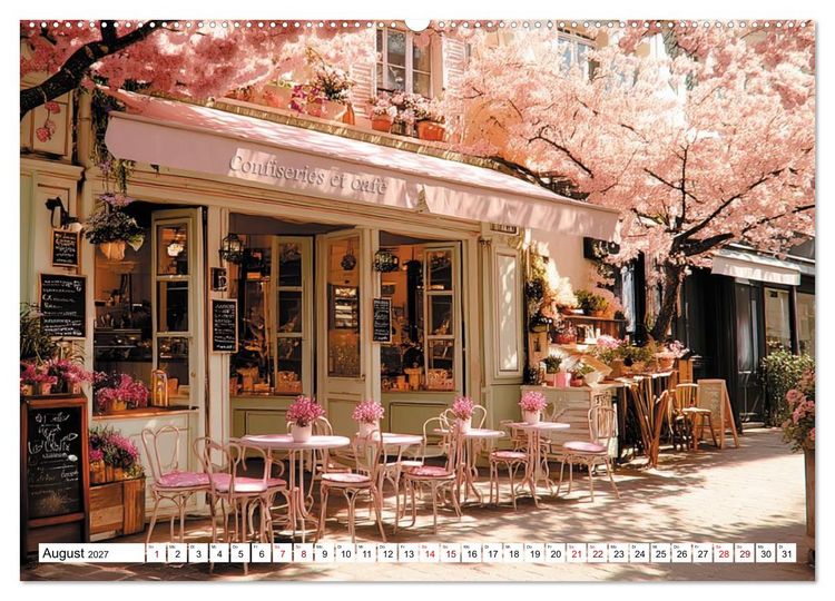 Produktbild: Bonjour, Kaffee! Bonjour, Paris! (Wandkalender 2027 DIN A2 quer), CALVENDO Monatskalender