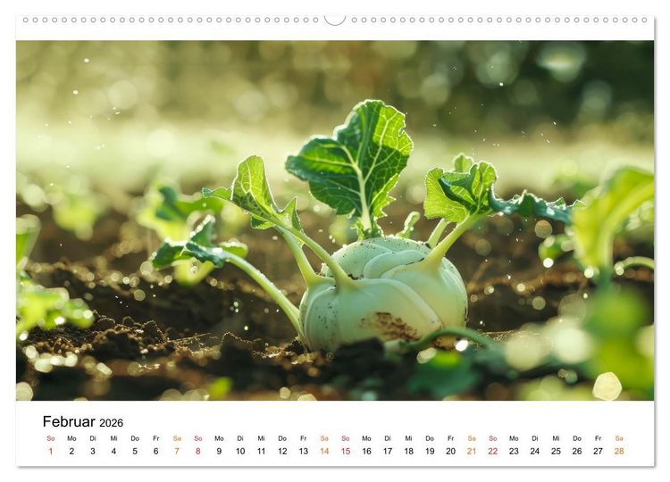 Produktbild: Gem&uuml;se f&uuml;r Gourmets (Wandkalender 2026 DIN A2 quer), CALVENDO Monatskalender