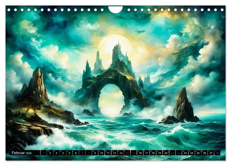 Produktbild: Zeitlose Zeugen der Meere (Wandkalender 2026 DIN A4 quer), CALVENDO Monatskalender