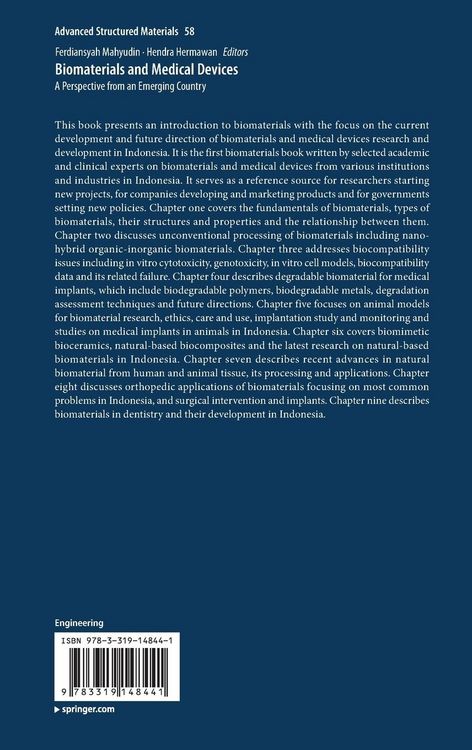 Produktbild: Biomaterials and Medical Devices