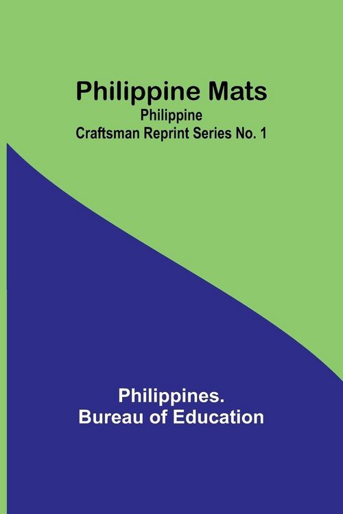 Produktbild: Philippine Mats; Philippine Craftsman Reprint Series No. 1