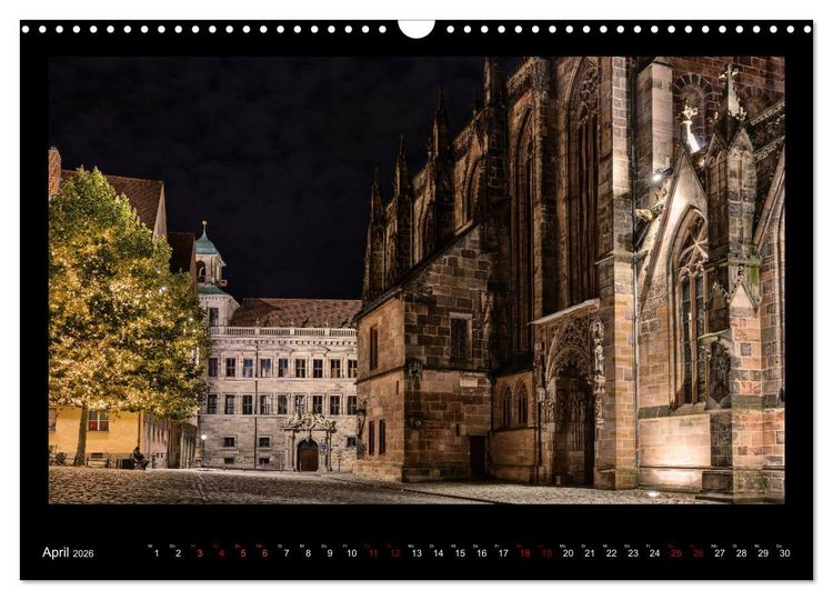 Produktbild: Historisches N&uuml;rnberg (Wandkalender 2026 DIN A3 quer), CALVENDO Monatskalender