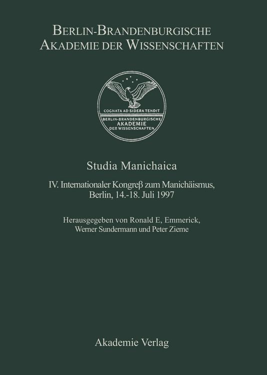 Produktbild: Studia Manichaica