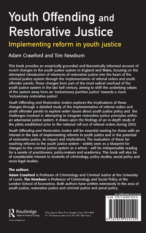 Produktbild: Youth Offending and Restorative Justice