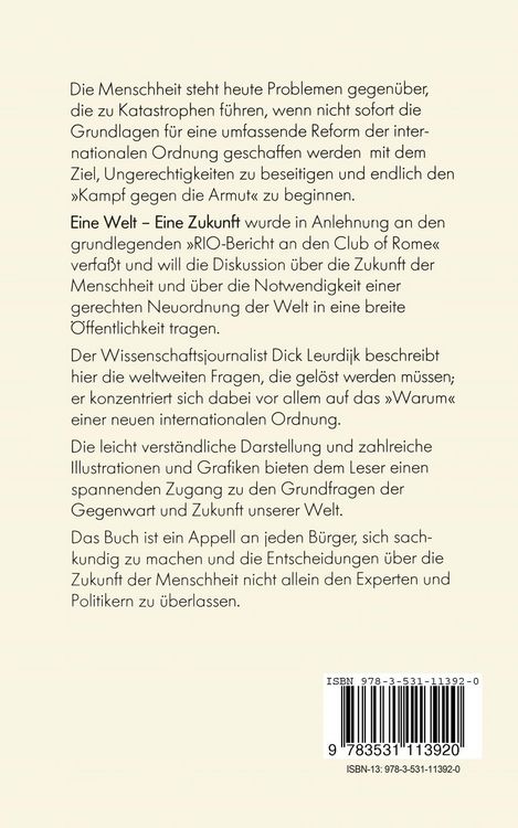 Produktbild: Eine Welt &mdash; Eine Zukunft