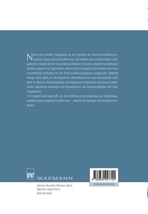 Produktbild: Reflexionsmethoden in der Praktikumsbegleitung