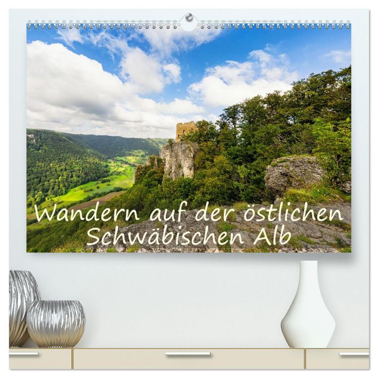 Produktbild: Wandern auf der &ouml;stlichen Schw&auml;bischen Alb (hochwertiger Premium Wandkalender 2026 DIN A2 quer), Kunstdruck in Hochglanz