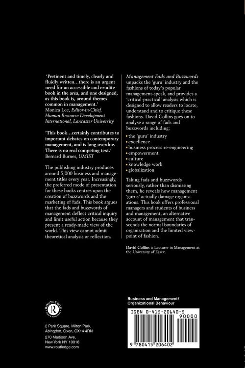 Produktbild: Management Fads and Buzzwords