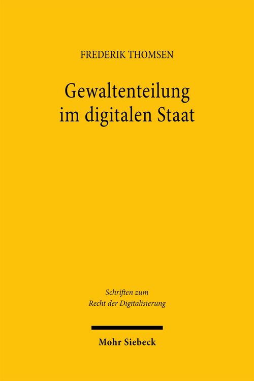Produktbild: Gewaltenteilung im digitalen Staat