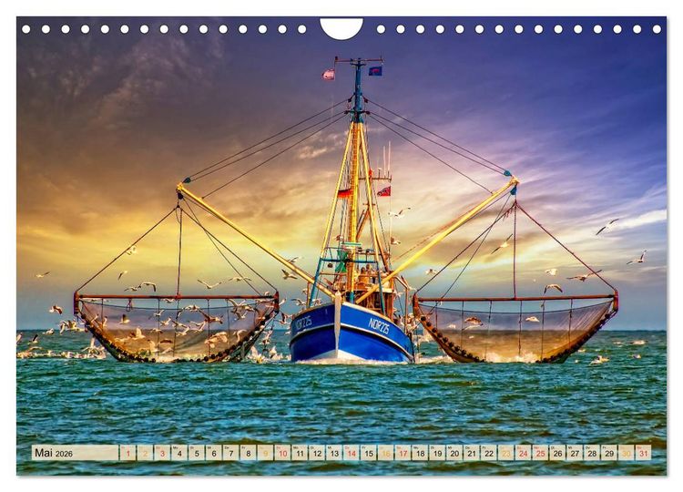 Produktbild: Maritime Welten (Wandkalender 2026 DIN A4 quer), CALVENDO Monatskalender
