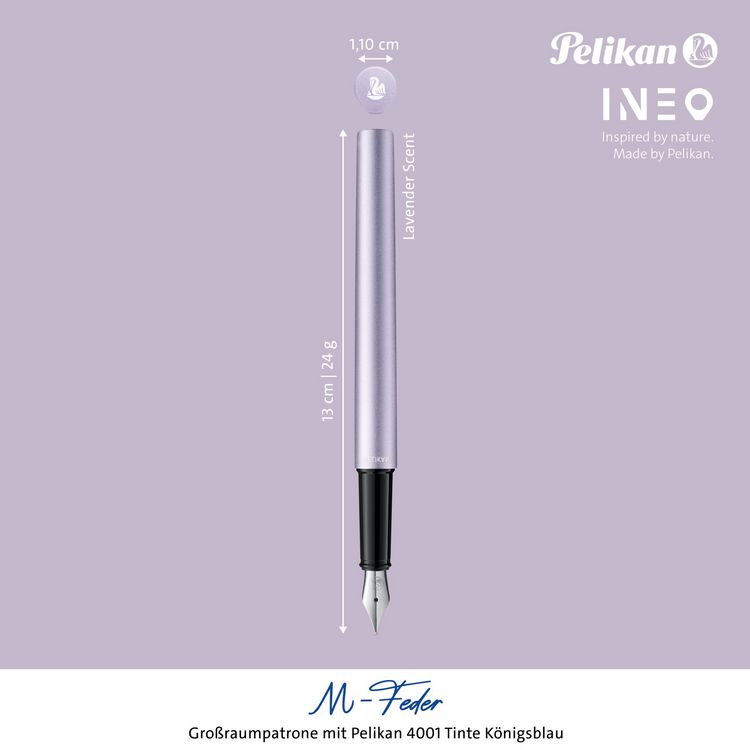 Produktbild: Pelikan F&uuml;ller Ineo&reg; Elements P6, Metall-Etui, Lila - Violett