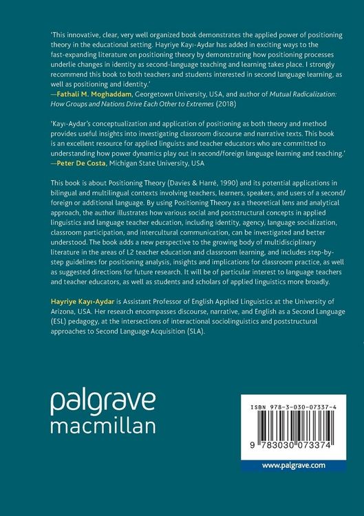 Produktbild: Positioning Theory in Applied Linguistics