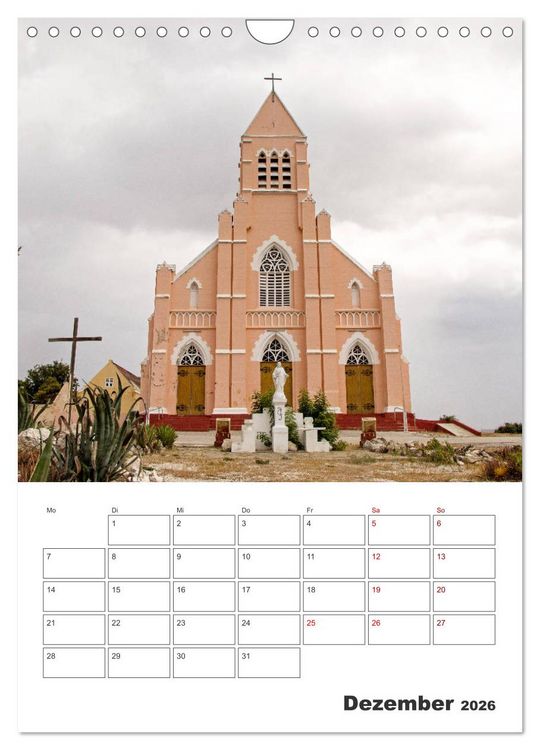 Produktbild: Curacao - Terminplaner (Wandkalender 2026 DIN A4 hoch), CALVENDO Monatskalender