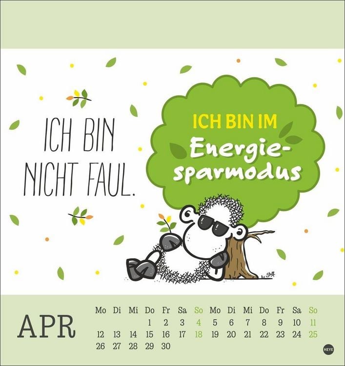 Produktbild: sheepworld Postkartenkalender 2027