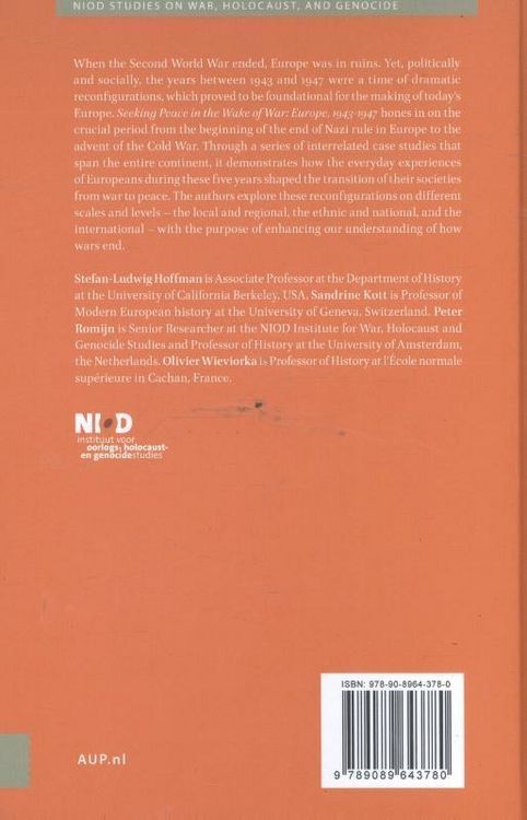 Produktbild: Seeking Peace in the Wake of War
