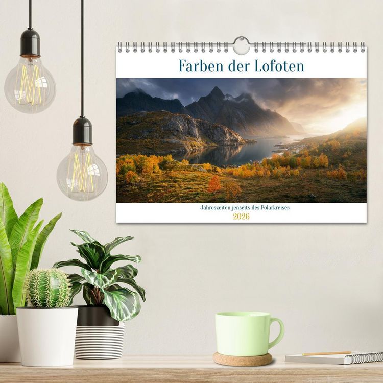 Produktbild: Farben der Lofoten - Jahreszeiten jenseits des Polarkreises (Wandkalender 2026 DIN A4 quer), CALVENDO Monatskalender