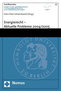 Produktbild: Energierecht - Aktuelle Probleme 2004/2005