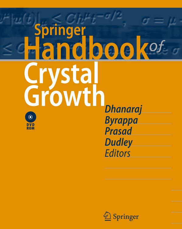 Produktbild: Springer Handbook of Crystal Growth