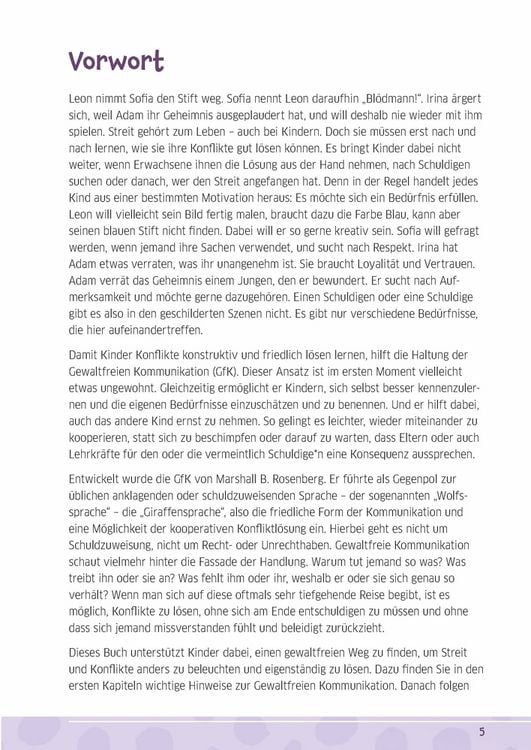 Produktbild: 40 Vorlesegeschichten zur Giraffensprache, ab 6 Jahre