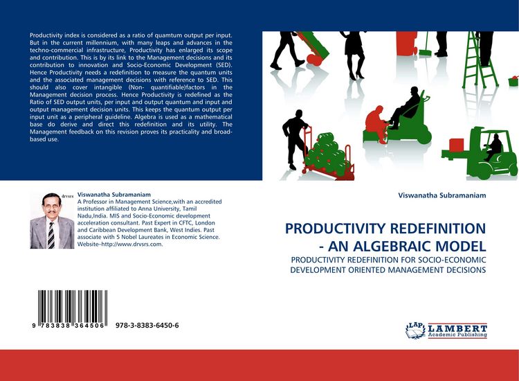 Produktbild: PRODUCTIVITY REDEFINITION - AN ALGEBRAIC MODEL