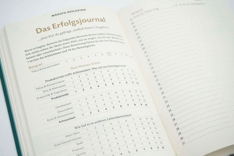Produktbild: Das 6-Minuten-Tagebuch pur (rubin)