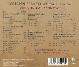Produktbild: J.S. Bach:Viola da Gamba Sonatas